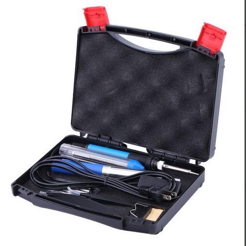 110v220v带开关7in1工具套装可调60w电焊铁 恒温电烙铁