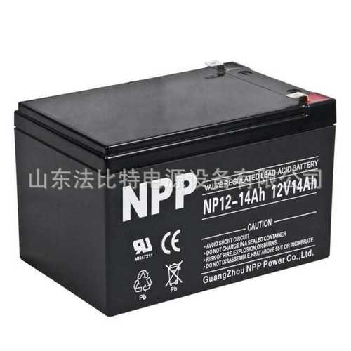 NPP铅酸蓄电池NPG12-24卧式12V24Ah广州耐普胶体电池