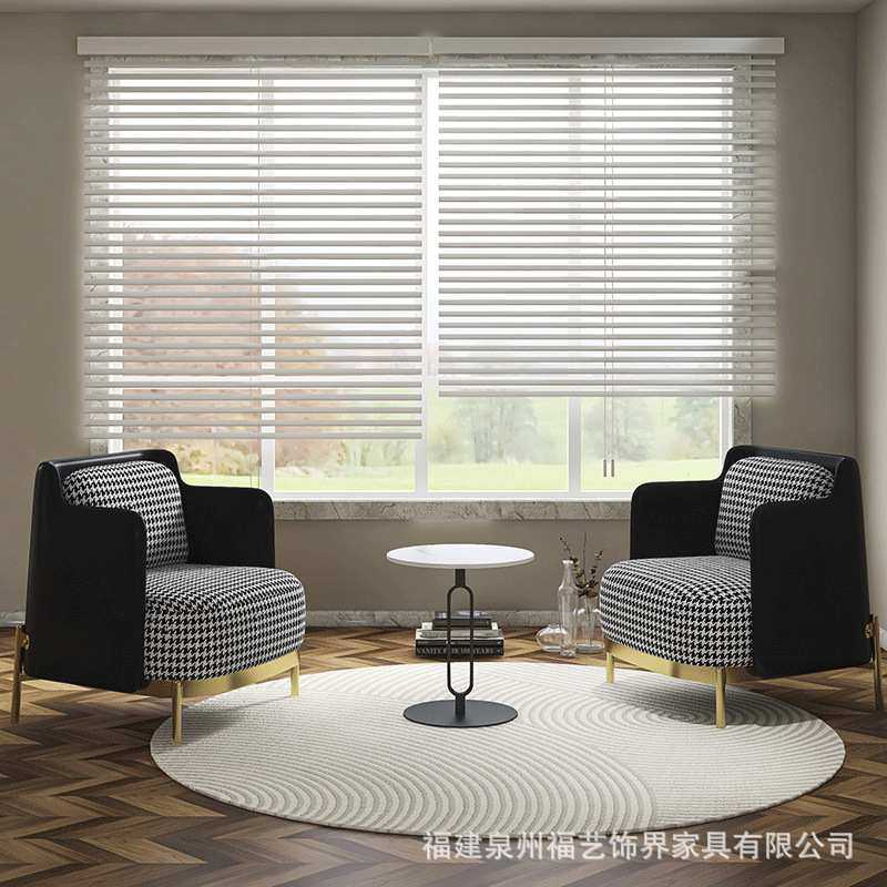 北欧轻奢千鸟格皮布沙发 办公室商务接待沙发 客厅休闲单人沙发椅,模玩/动漫/周边/娃圈三坑/桌游,模型制作工具/辅料耗材,淘宝优惠券,粉丝福利购,淘宝优惠卷