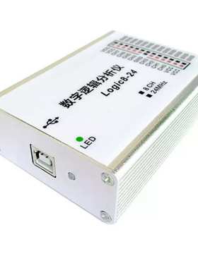 usb逻辑分析仪 采样24/100M 8/16通道 pulseView兼容Saleae Logic