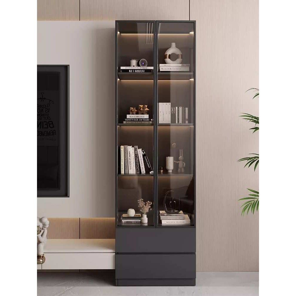 实木书柜落地一体靠墙组合玻璃门展示柜家用收纳柜小型简约储物柜,农机/农具/农膜,其它农用工具,淘宝优惠券,粉丝福利购,淘宝优惠卷