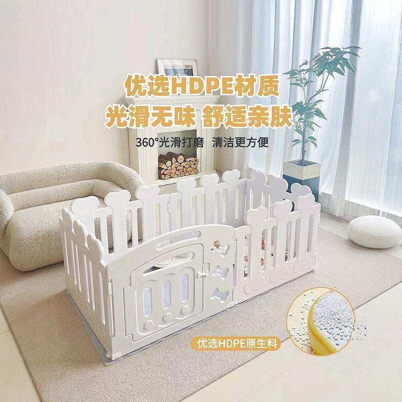 QTA狗笼子自由组装室内宠物围栏狗栅栏狗窝中小型犬狗围栏狗护栏