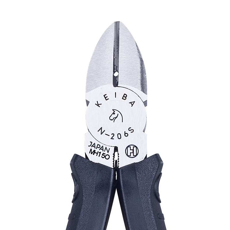 日本马牌KEIBA N-206S进口电工斜嘴钳(重型)斜口钳 斜咀钳 电工钳