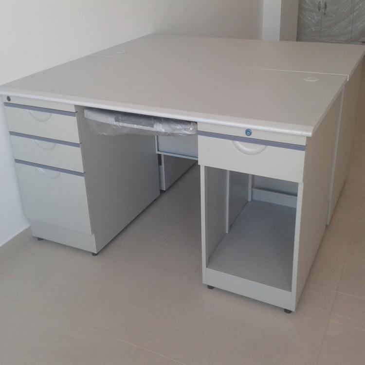 办公家具1.2米铁皮办公桌简约钢制电脑桌工作台