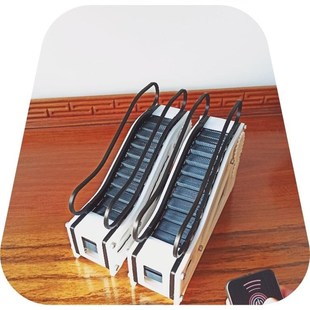 电梯玩具自动扶梯模型益智教学科学实验电梯玩具 成品 手工艺品