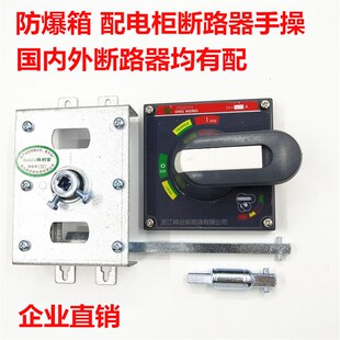125Aa250A断路器防爆型旋转手柄防爆箱开关手操配电柜柜外操作机
