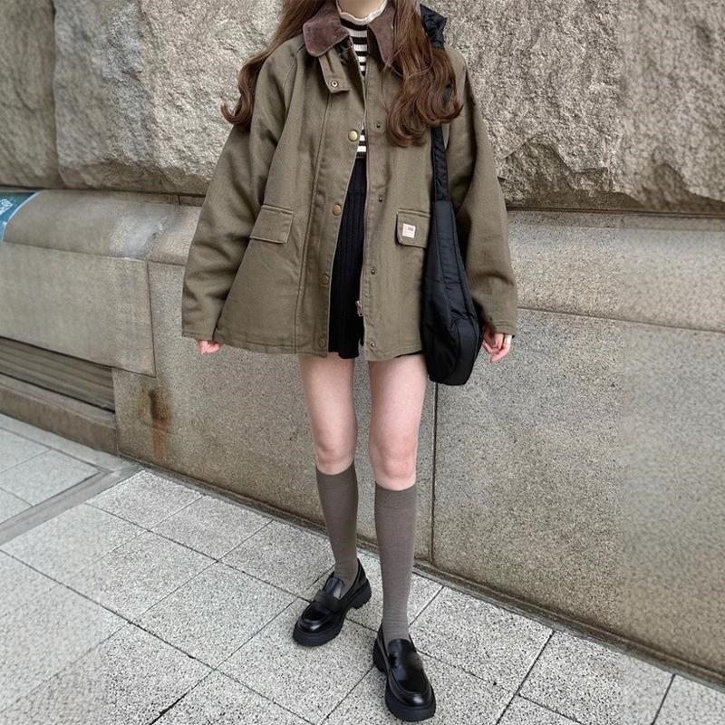 GRL炒轻便软底!英伦学院风一脚蹬厚底日系大头鞋制服鞋松糕鞋