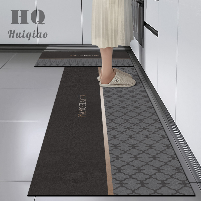 厨房地垫防滑防油可擦免洗专用防摔脚垫家用门口吸水耐脏进门地毯,居家布艺,厨房地垫,淘宝优惠券,粉丝福利购,淘宝优惠卷