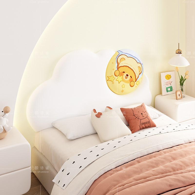 床头靠垫软包靠枕床靠背垫儿童房床上榻榻米无床头板防撞靠背定制