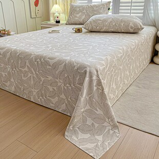 夏季凉感老粗布凉席床单纯棉100全棉单人双L人2025新款加厚被单子