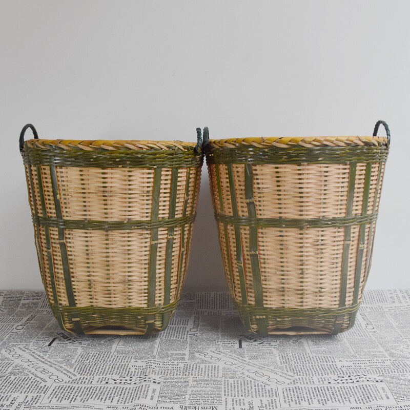包邮手工竹编筐大竹筐篓子超市饭店摆放收纳竹篮竹箩筐子表演道具,特色手工艺,竹编/竹雕,淘宝优惠券,粉丝福利购,淘宝优惠卷