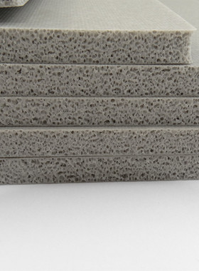 20*30cm布纹灰色硅胶发泡板 20度海绵橡O胶板 耐温密封垫缓冲垫