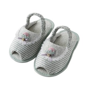 速发宝宝布底拖鞋一两岁地板室内防滑1一2岁儿童春秋款一岁半婴儿