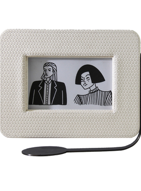 奢华皮革金属横向竖向6寸7寸相框样板房间床头柜书架精致摆件