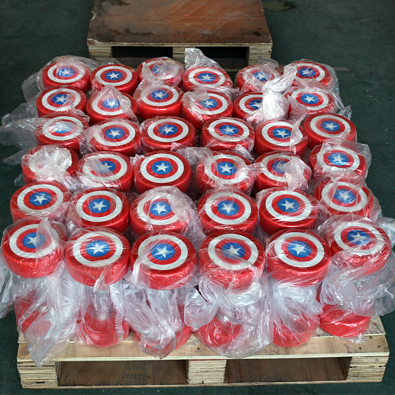 美队哑铃pu材质无味圆头固定哑铃男士女士家用健身器材商用健身房