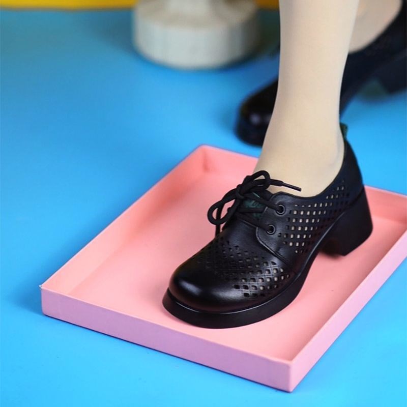 厨房防滑鞋女厨师专用凉鞋软底夏季久站不累工作鞋后Y厨黑色鞋子