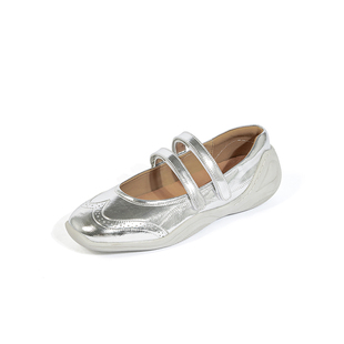 DG【1-31】舒适单鞋休闲双带芭蕾舞鞋魔术贴女鞋HJ981253