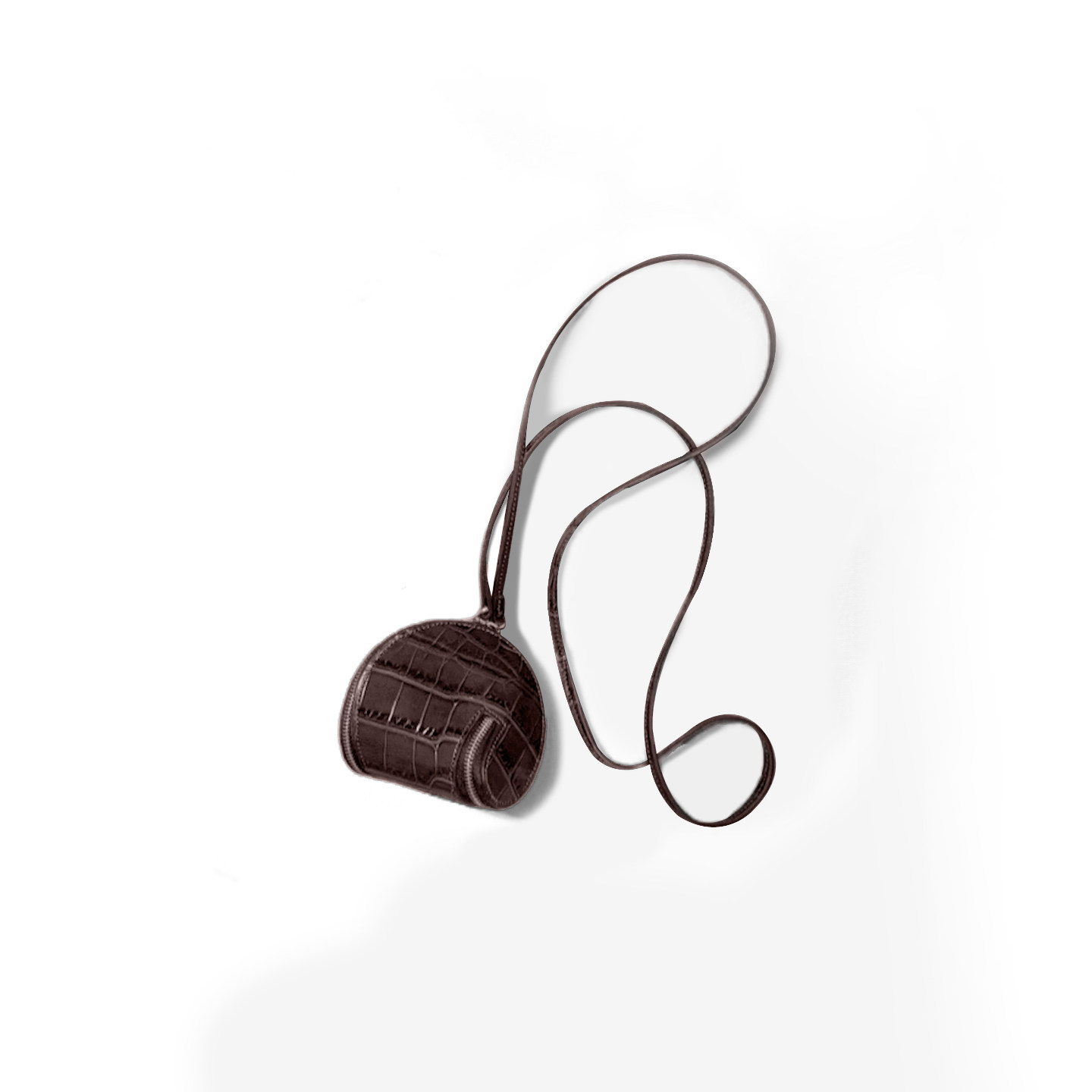 【1-21】时尚鳄鱼纹马鞍包女单肩斜挎二层牛皮百搭小包BB50307,箱包皮具/热销女包/男包,马鞍包,淘宝优惠券,粉丝福利购,淘宝优惠卷