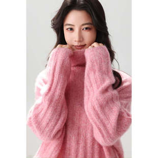 百搭款 7055新款 拉毛高领毛衫