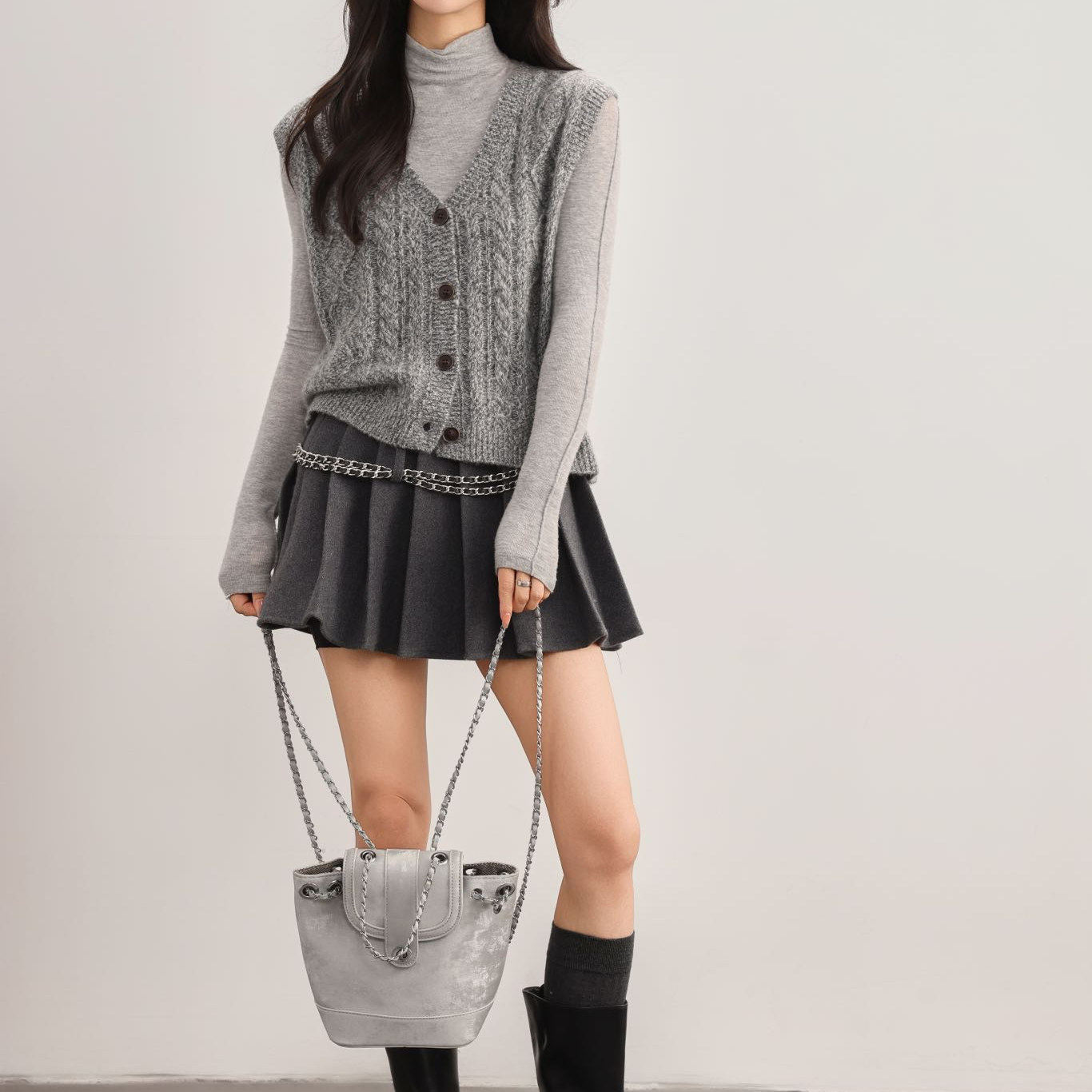 【12-27】6030休闲风针织马甲,女装/女士精品,羊绒衫,淘宝优惠券,粉丝福利购,淘宝优惠卷