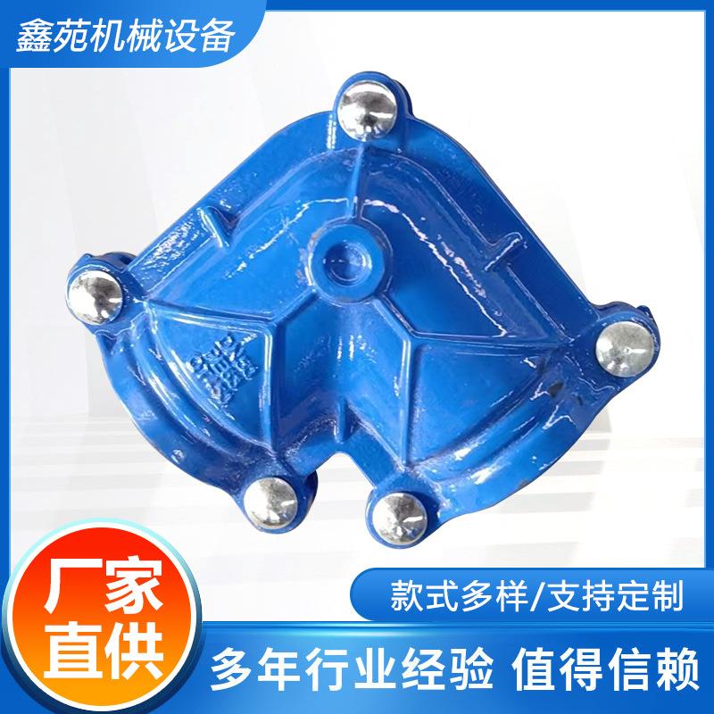 90度球墨铸铁哈夫节哈夫弯头堵漏器管道快速抢修节水管管道补漏器