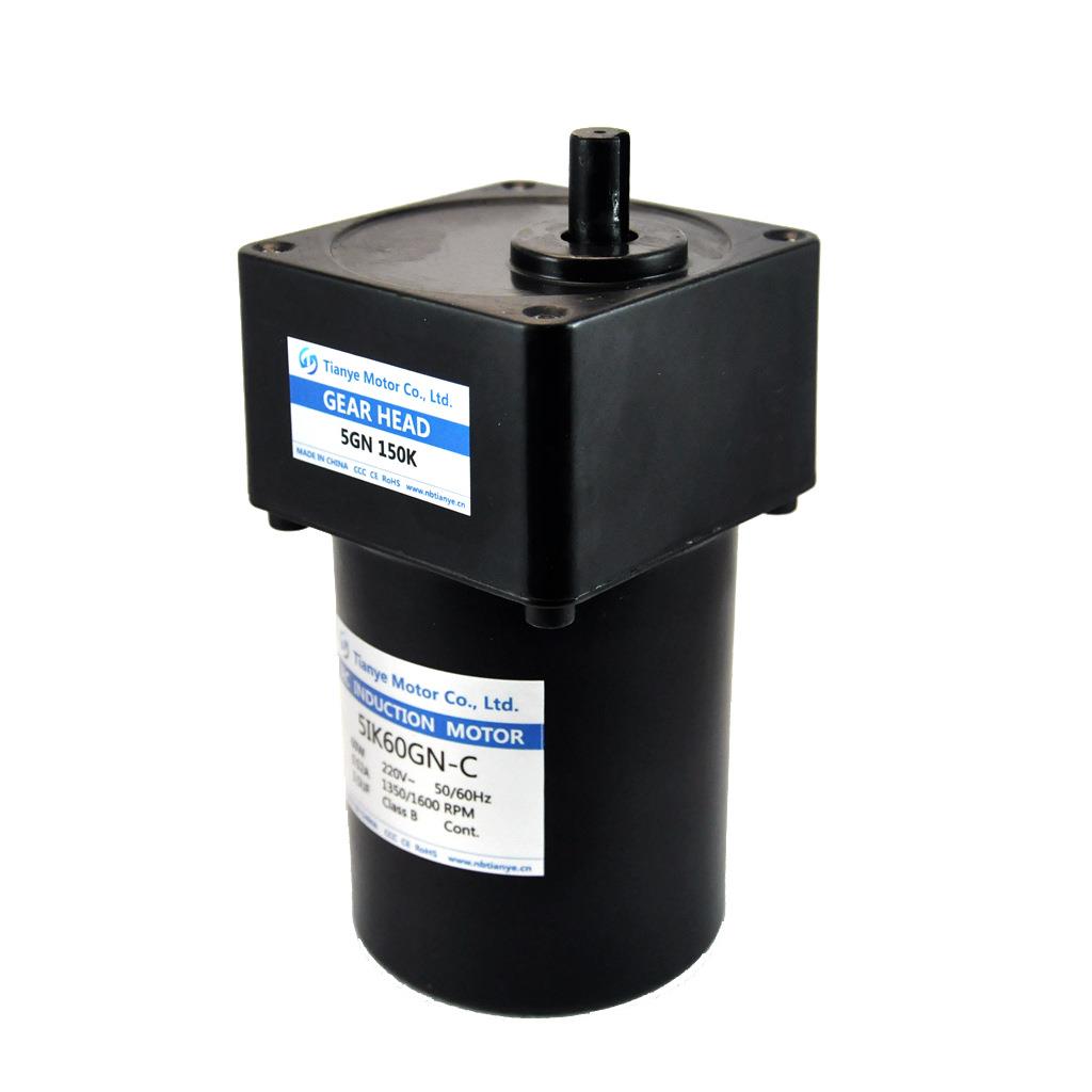 全自动嵌线阻尼电机60W感应齿轮马达5I60GN-C60W刹车电机厂家
