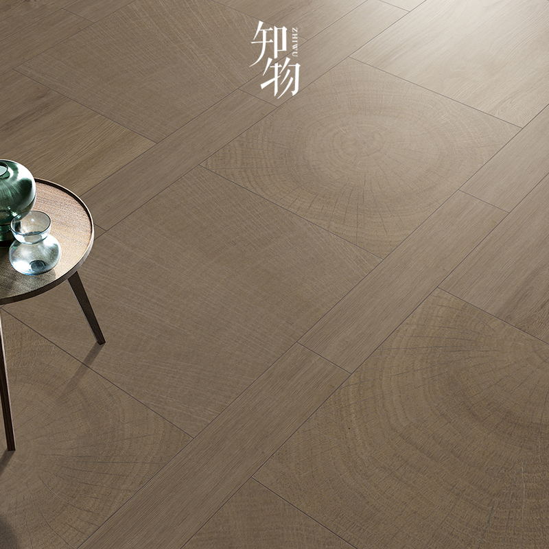 年轮木纹砖原木h色大规格客厅餐厅防滑木地板地砖酒店别墅瓷砖150
