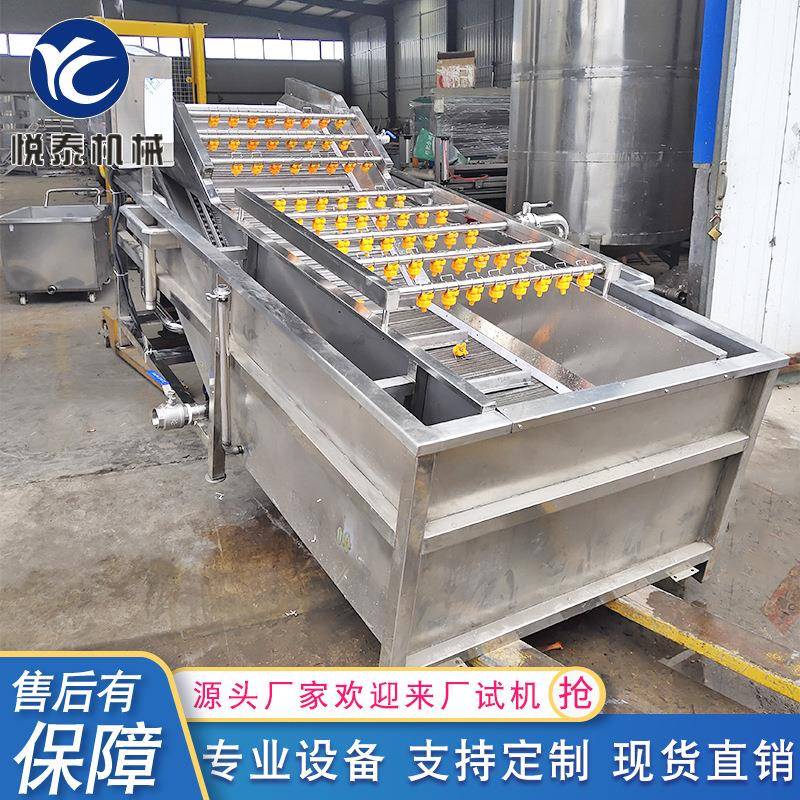 多功能清洗机秋葵清洗设备大型不锈钢洗菜机果蔬气泡清洗机