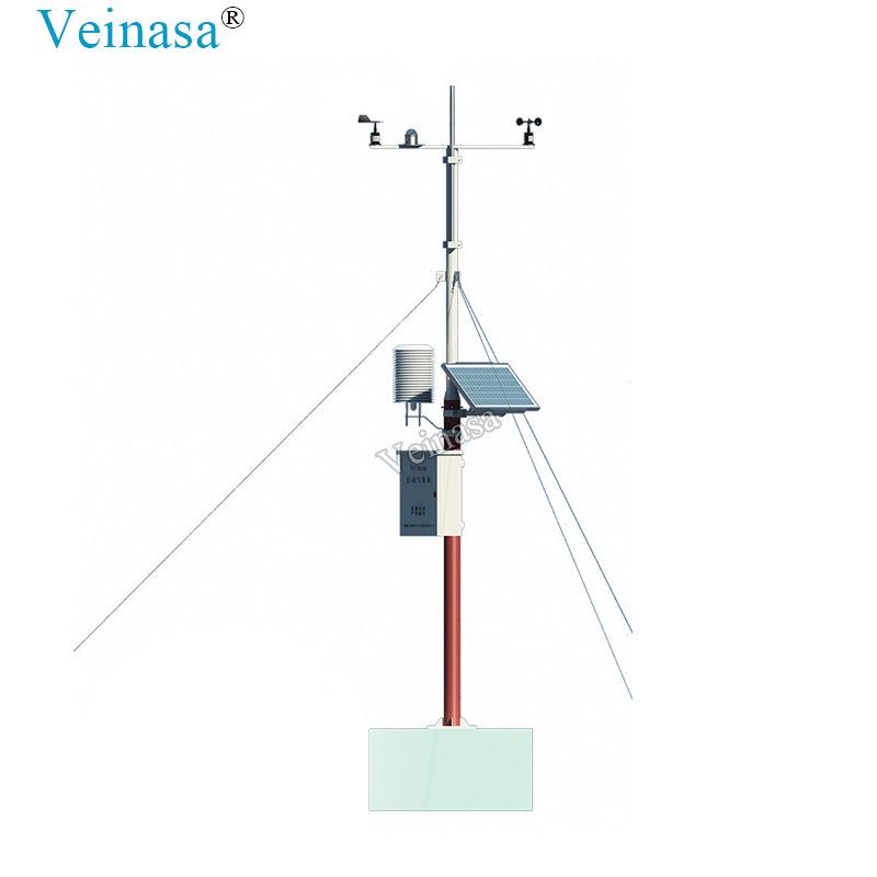 校园气象监测科普站CAWS013太阳供电LED显示屏4G无线传输PM2.5