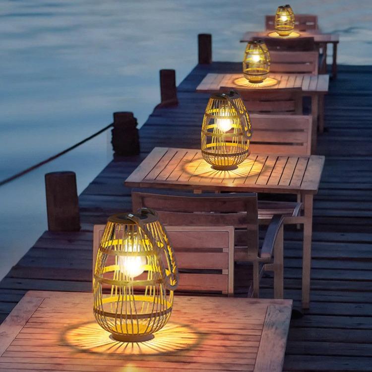 园灯太阳能台灯露台景观手提落地外景装饰庭院庭院花园落地灯灯氛