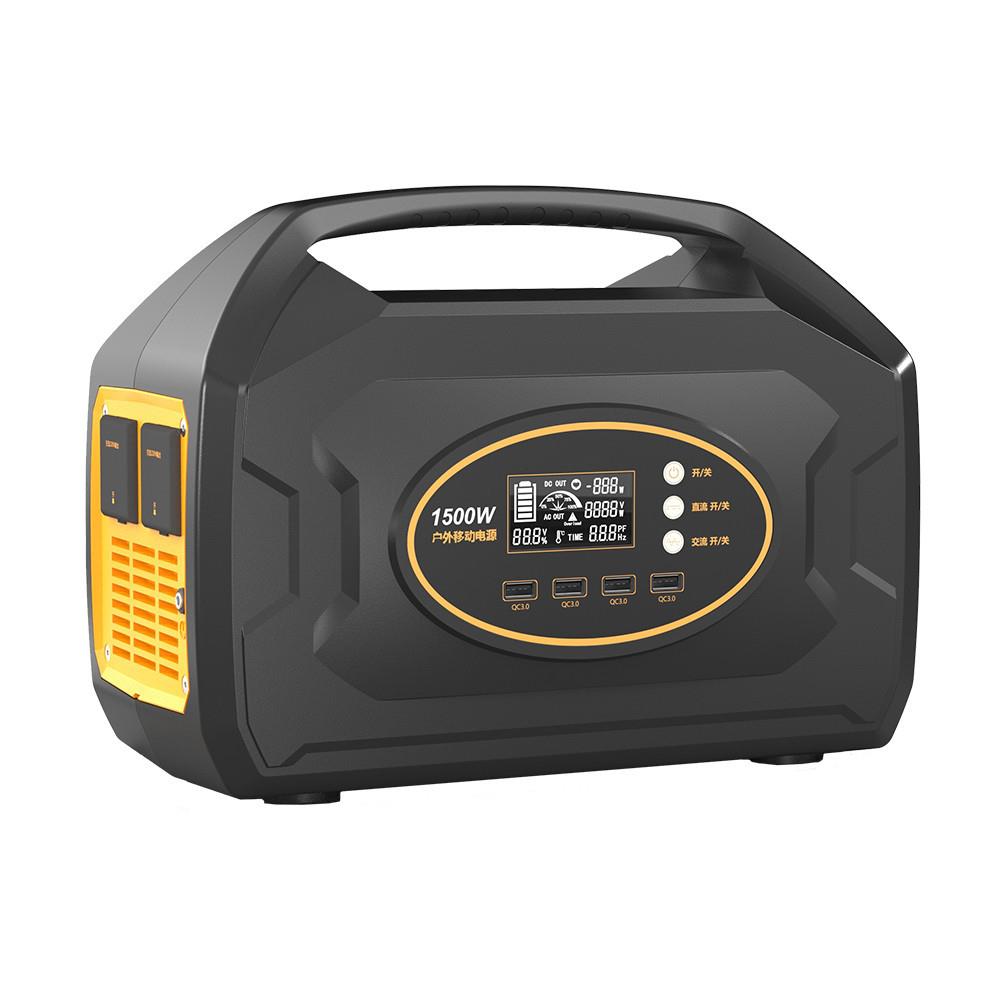 青岛骏源厂家便携式交直流电源 220v应急电源1000W/1500W