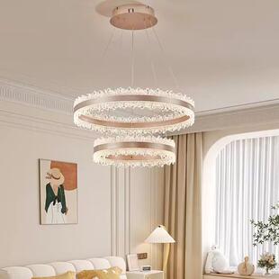 客厅吊灯大厅主灯超亮轻奢餐厅吧台圆形主灯卧室灯全屋灯具24新款