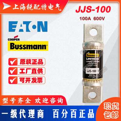 JJS-100熔断器 600V 100A 巴斯曼BUSSMANN熔断器