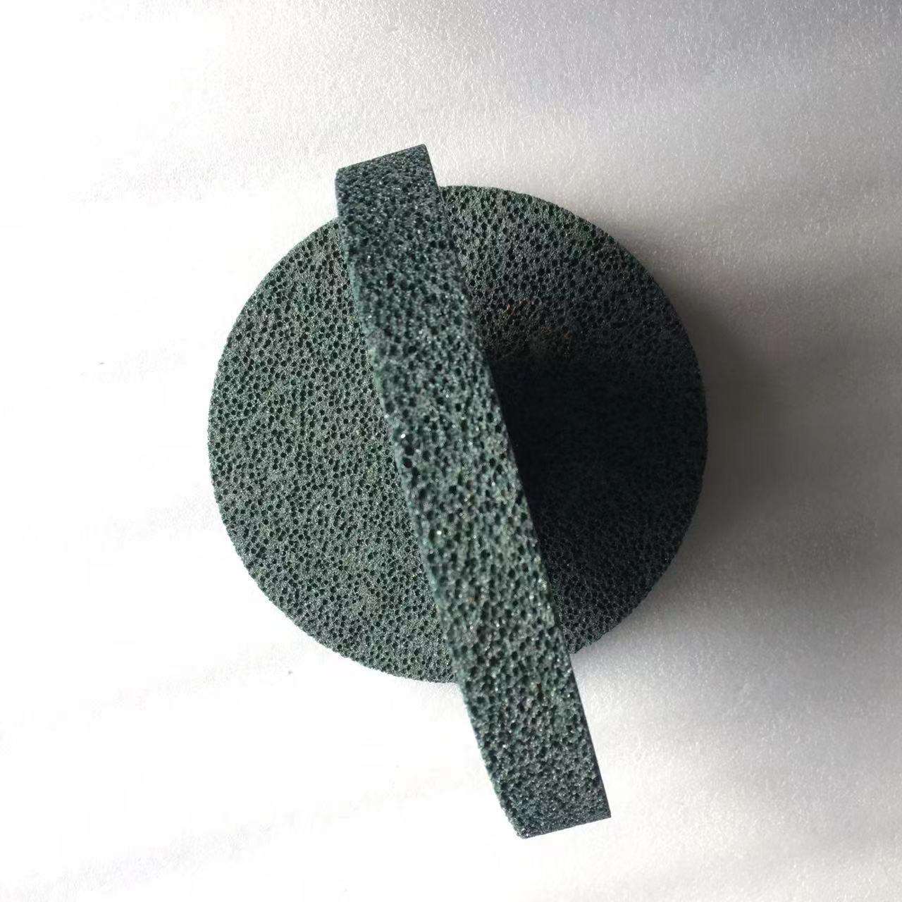 科美 绿碳蜂窝大气孔砂轮 磨橡胶胶辊粉扑用排屑散热粘性材料用