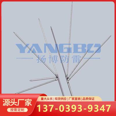 架空线路定 制避雷针接闪器 输电线路电力塔杆直击雷避雷针接闪器