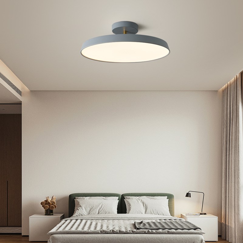卧室灯北欧简约现代led吸顶灯可旋转创意书房灯阁楼房间斜坡顶灯