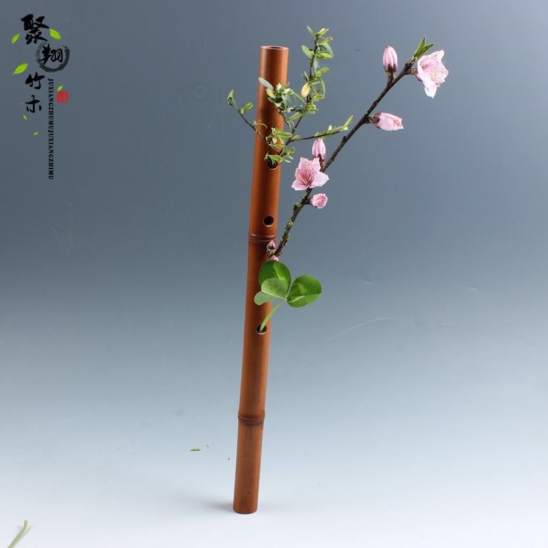 竹笛花插 壁挂式花器挂件仿古 创意竹筒花入花架家居墙面装饰,家居饰品,其他花器,淘宝优惠券,粉丝福利购,淘宝优惠卷