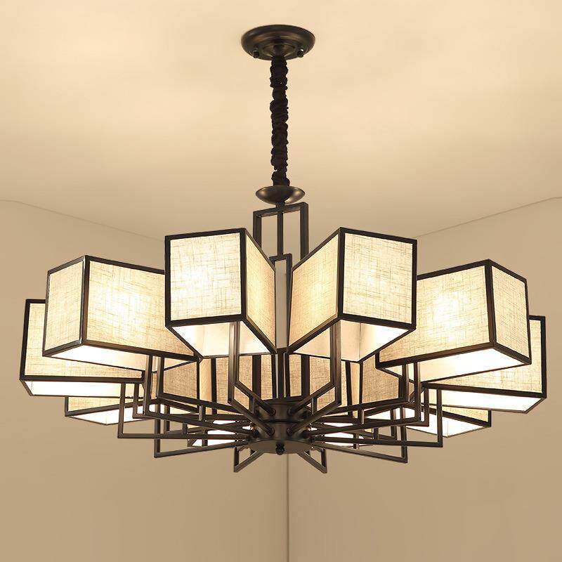 新中式吊灯创意简约现代大气家用客厅大灯餐厅卧室书房仿古中国风