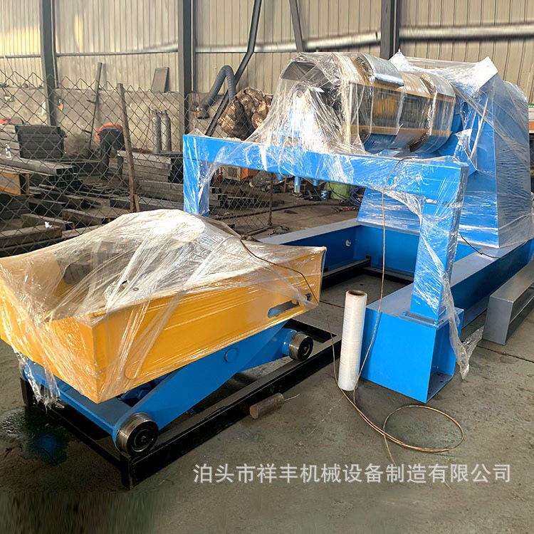 全自动液压开卷机5吨15吨重型材料开卷机卷带收卷机自动上料小车