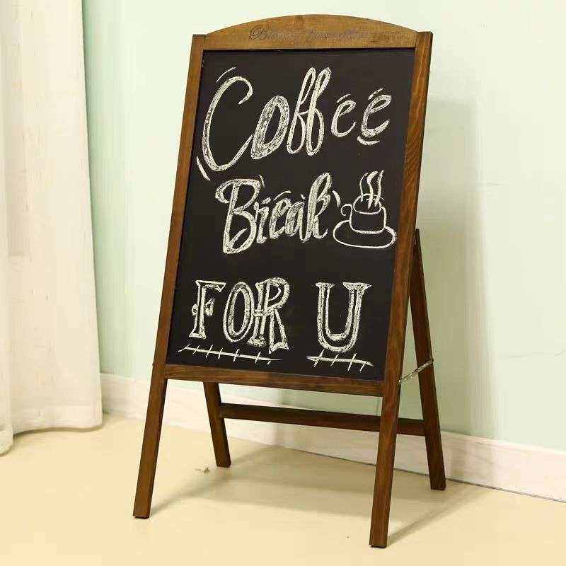 黑板广告牌摆摊荧光板小黑板店铺用展示牌支架式商用发光手写字板