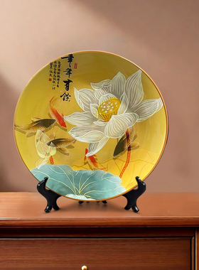 新中式荷花禅意莲清廉家居