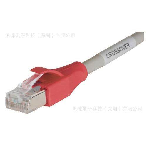 L-COM TRD855XCR-40 超5类屏蔽交叉跳线RJ45/RJ45连接器 现货