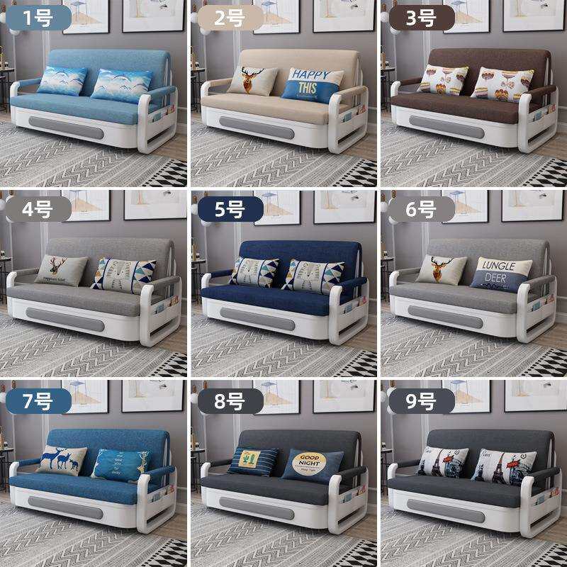 沙发床多功能可折叠伸缩推拉小户型出租屋收纳单双人两用客厅储物
