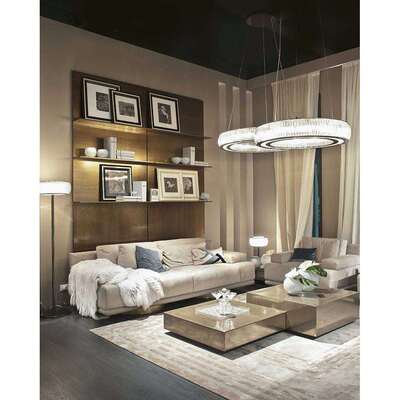 简约餐厅s意大利卧室吊灯客厅水晶吊灯ndie意式afca材质不锈钢