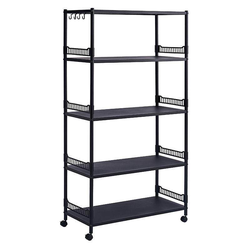 厨房置物架出租房家用落地多层带围栏微波炉收纳置物架锅具收纳架,电子元器件市场,其它元器件,淘宝优惠券,粉丝福利购,淘宝优惠卷