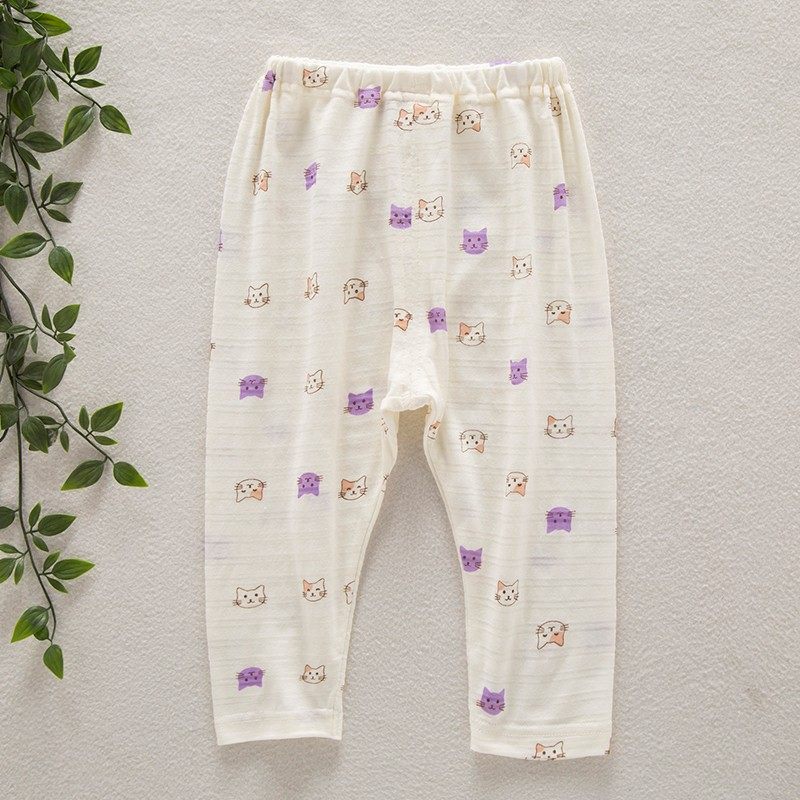 超薄宝宝防蚊裤女宝宝裤子竹节棉薄款宽松打底纯棉夏季透气哈伦裤,童装/婴儿装/亲子装,家居裤/睡裤,淘宝优惠券,粉丝福利购,淘宝优惠卷