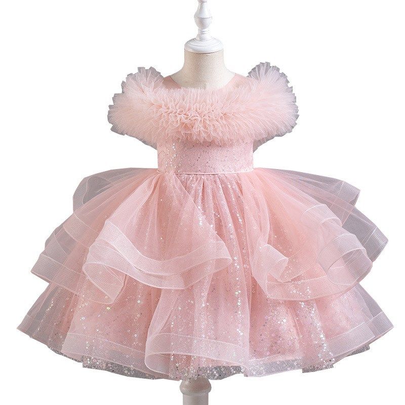 女童小主持人晚礼服儿童钢琴表演公主裙花童婚礼女宝宝生日蓬蓬裙,童装/婴儿装/亲子装,儿童礼服,淘宝优惠券,粉丝福利购,淘宝优惠卷