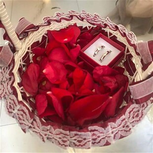 花童花篮撒花瓣婚礼婚庆用品伴娘手提篮子家用摆件篮子儿童舞蹈篮