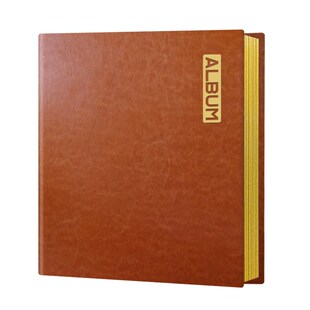 皮质商用家用纪念相册可制定封面覆膜式黏胶内页 A4自粘式相册