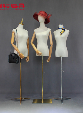 模特道具女高档上半身女装橱窗人台展示架服装店婚纱人体模特假人